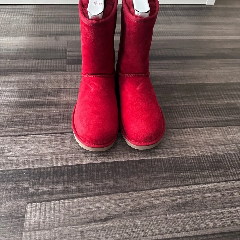 UGG Red Suede Boots - Picture 2 of 5